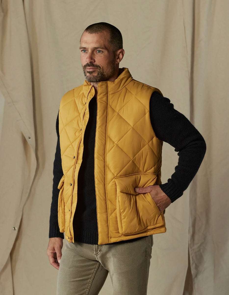 アウターその他 YESEYESEE Newsboy Down Vest Yellow yeseyesee Newsboy Down Vest - Yellow | International Store
