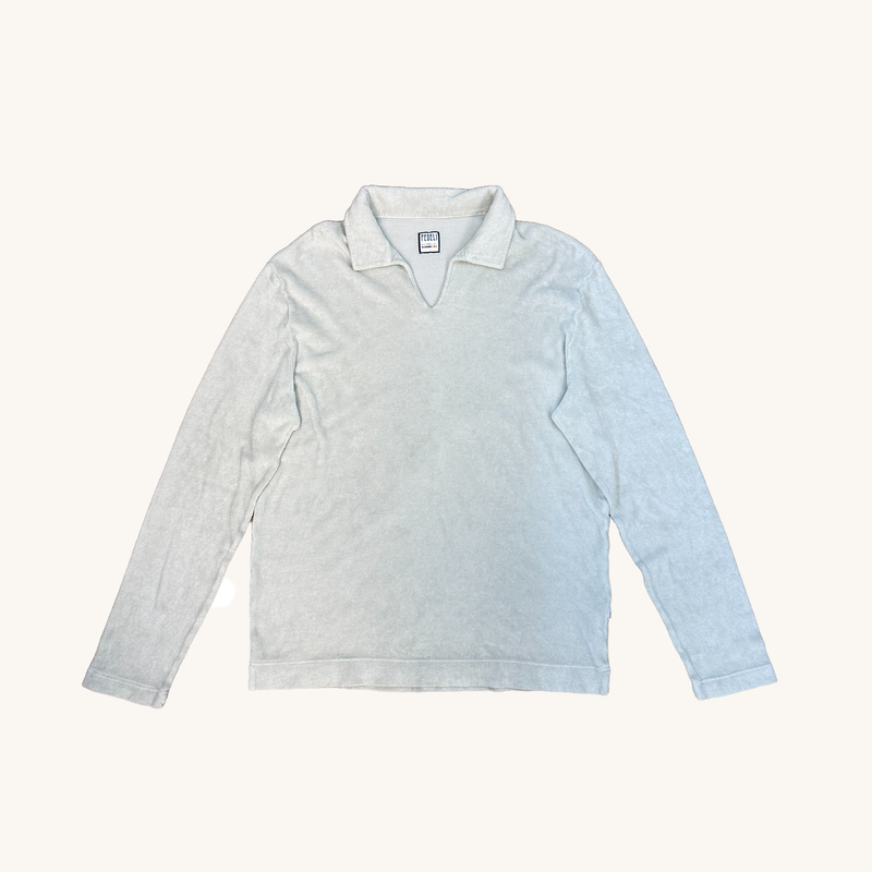 Fedeli Swimwear Gray Longsleeve Polo