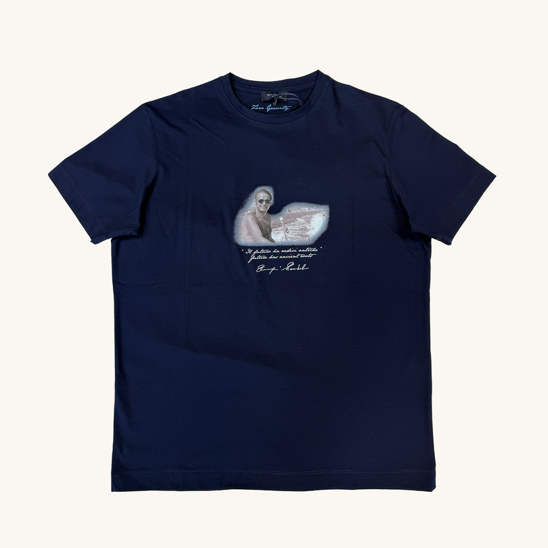 Tombolini Navy Graphic Tee